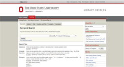 Desktop Screenshot of library.ohio-state.edu