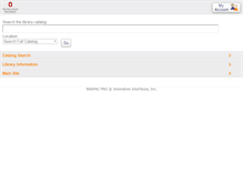 Tablet Screenshot of library.ohio-state.edu