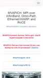 Mobile Screenshot of mvapich.cse.ohio-state.edu